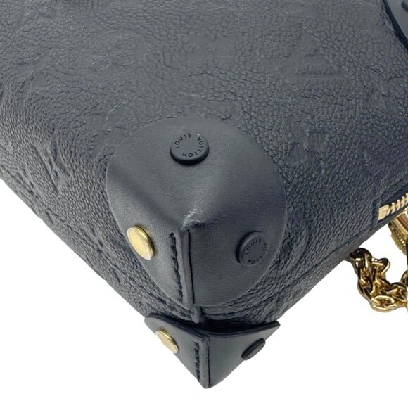 Louis Vuitton Petite Malle Souple Monogram Empreinte Shoulder Bag Black - Picture 8 of 13